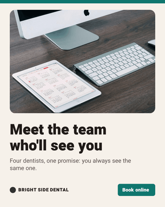 Meet the team who'll see you